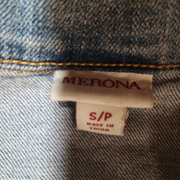 Merona Blue Denim Vest - Picture 3 of 4